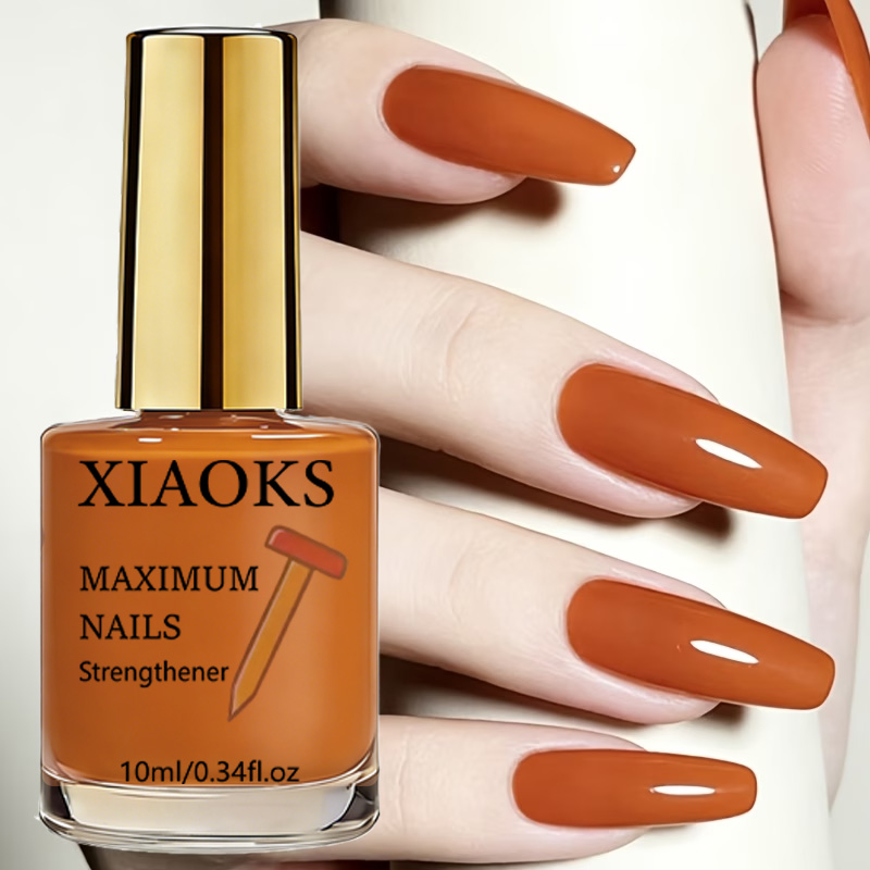 Nail Art Orange - Caramel Orange nagelversterkende olie - hoogglans