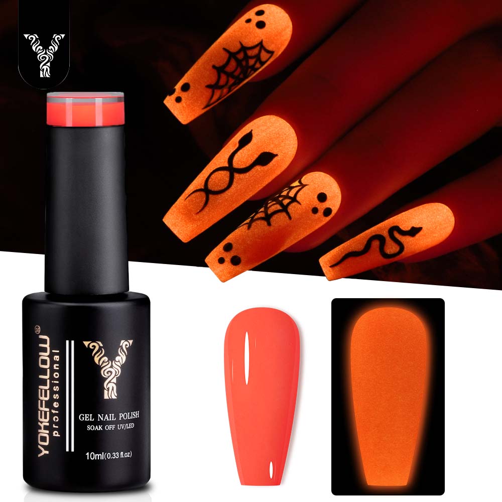 YOKEFELLOW Glow in the Dark Ge - Nail Art Orange recensie en prijs