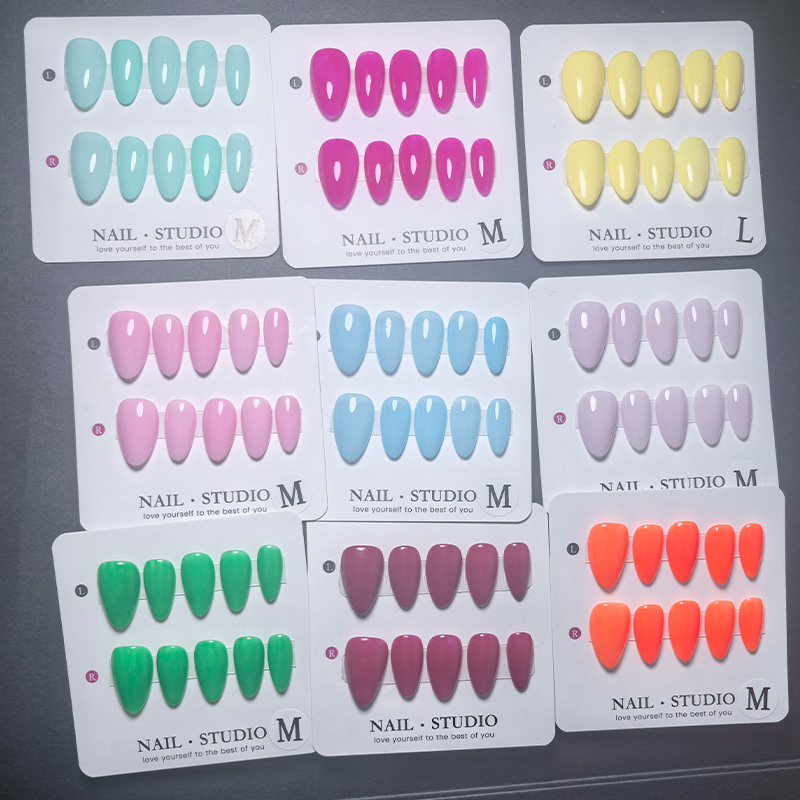 10 stuks Amandelvormige opzetn - Nail Art Orange recensie en prijs