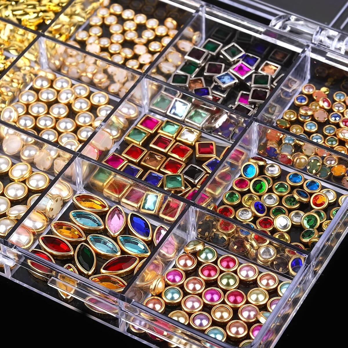 1 Box Licht Luxe Glanzende Nag - Nail Art Valentines Day recensie en prijs
