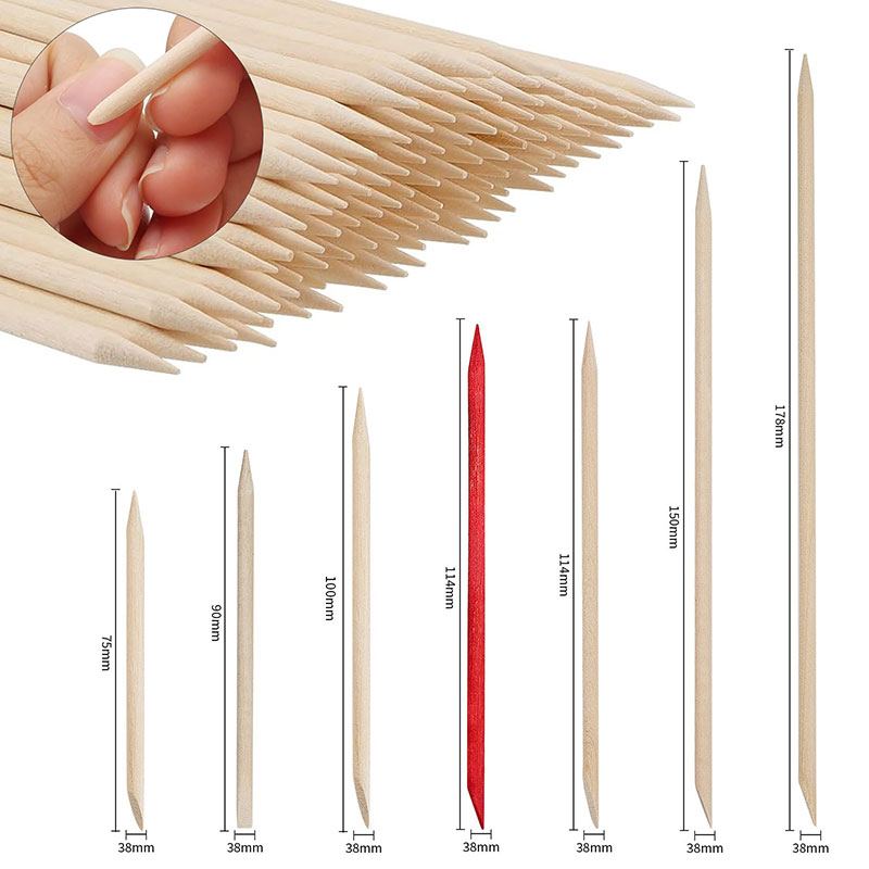 100 Stuks Cuticle Pusher Remov - Nail Art Orange recensie en prijs