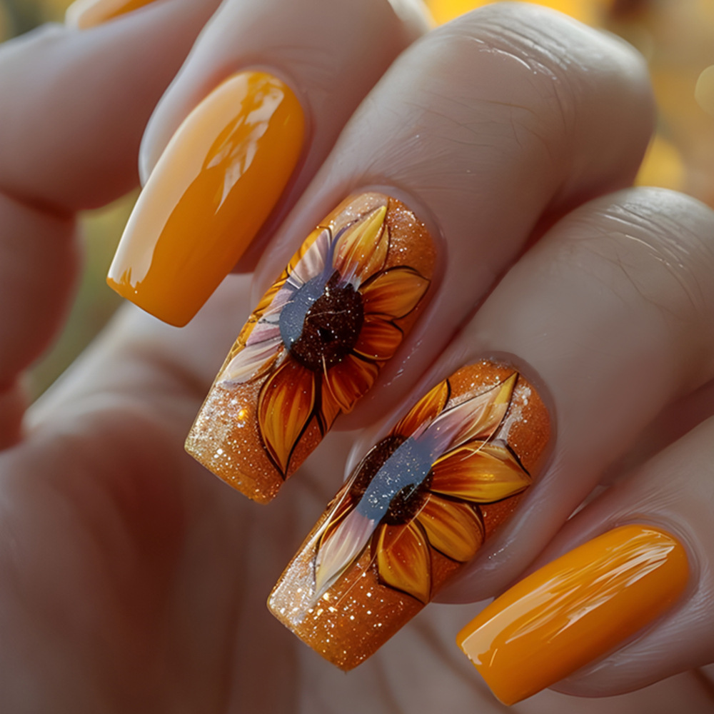 24 stuks blauwe pers op nagels - Nail Art Press On recensie en prijs