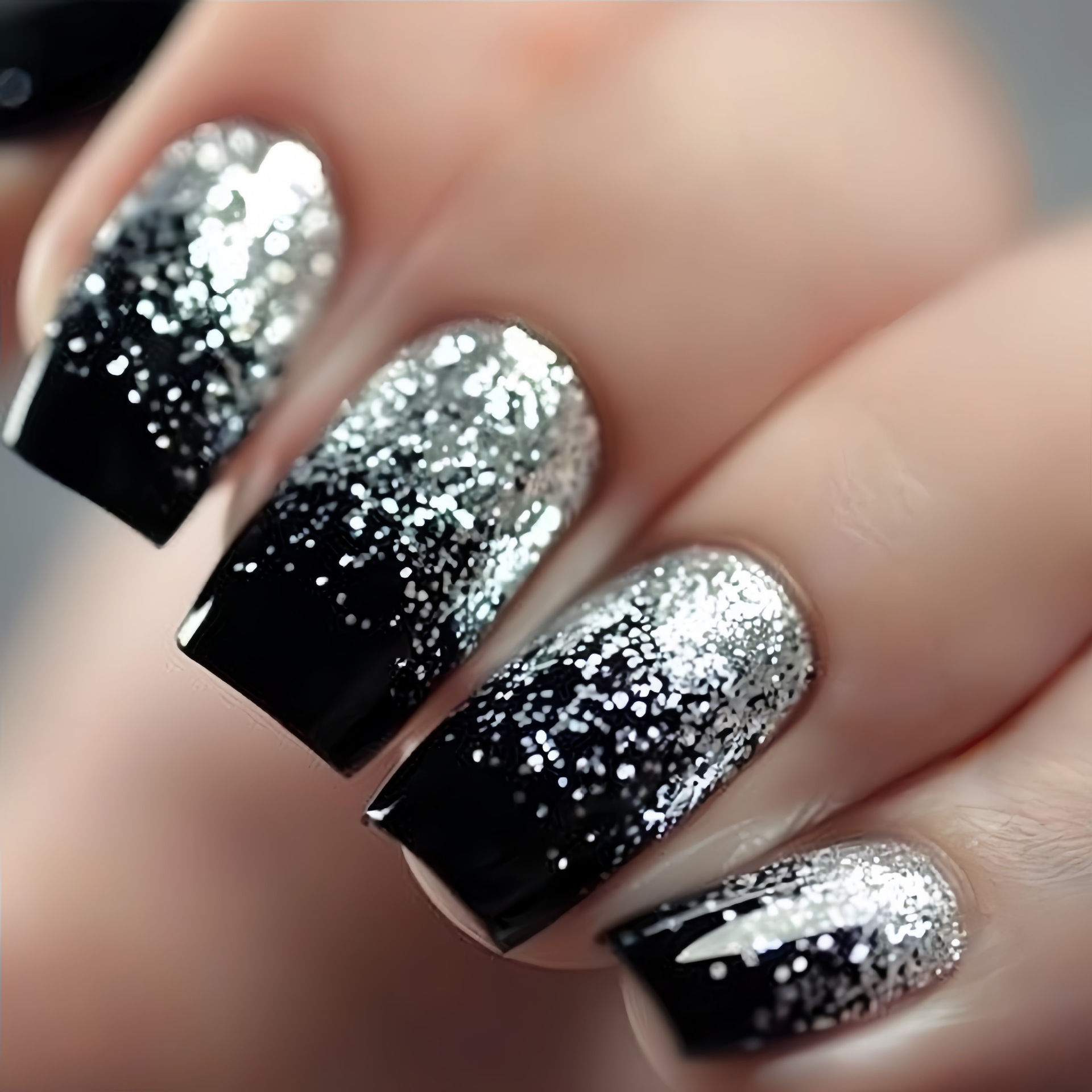 Kort Medium nepnagels Gradiënt - Nail Art Press On recensie en prijs