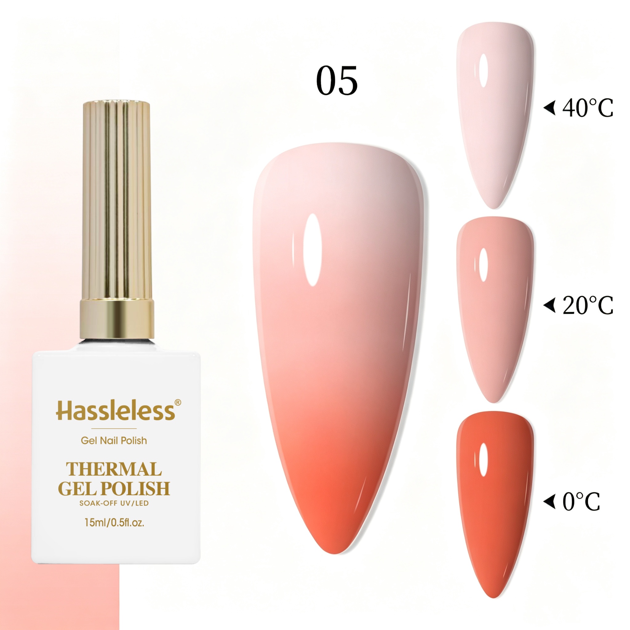 Probleemloze Nude Oranje Perzi - Nail Art Orange recensie en prijs