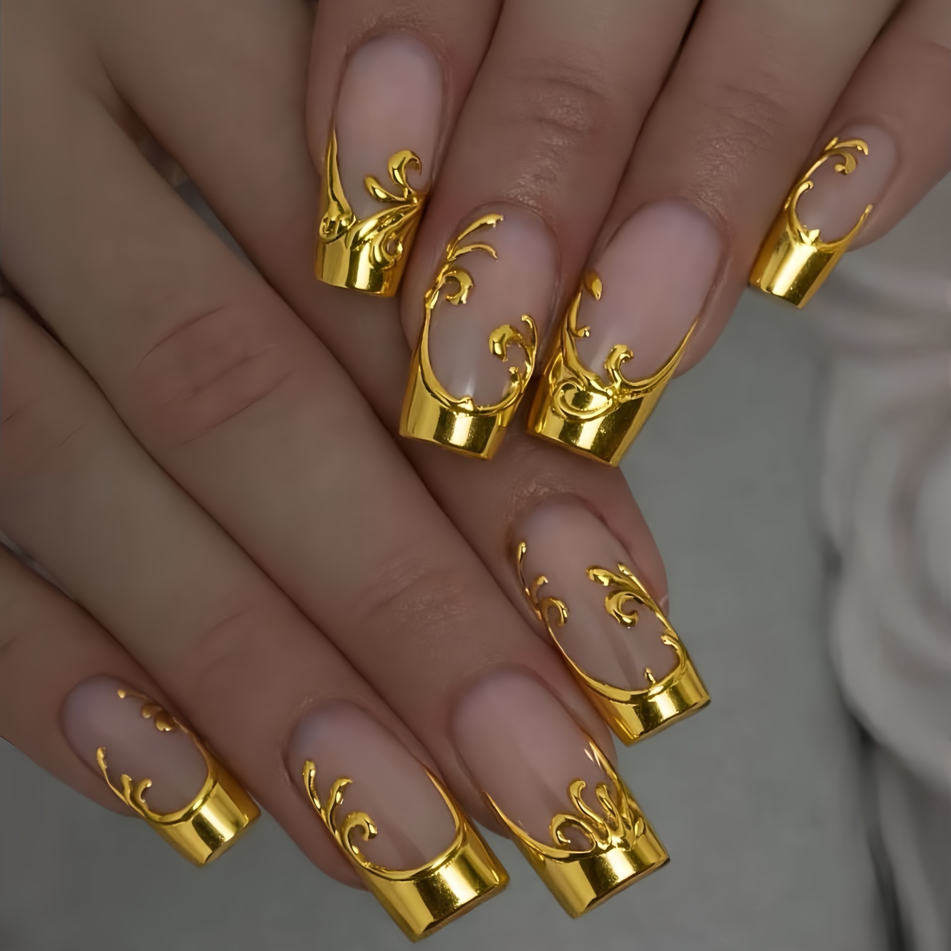 Middellange kunstnagels voor v - Nail Art Press On recensie en prijs